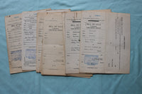 1920'S-1930'S OHIO MOTOR VEHICLE SALES CERTIFICATES - LOT OF 130 - K 2548