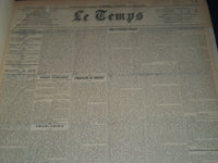 1930 JANUARY-MARCH LE TEMPS FRENCH NEWSPAPER BOUND VOLUME - VB 4