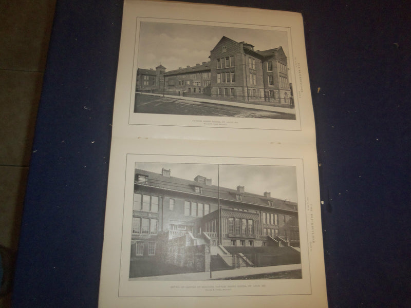 1907 MAY THE BRICKBUILDER MAGAZINE - AN ARCHITECTURAL MONTHLY - ST 528T