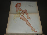 1946 MARCH ESQUIRE MAGAZINE - VARGAS ILLUSTRATION - COVER AND ADS - ST 5061