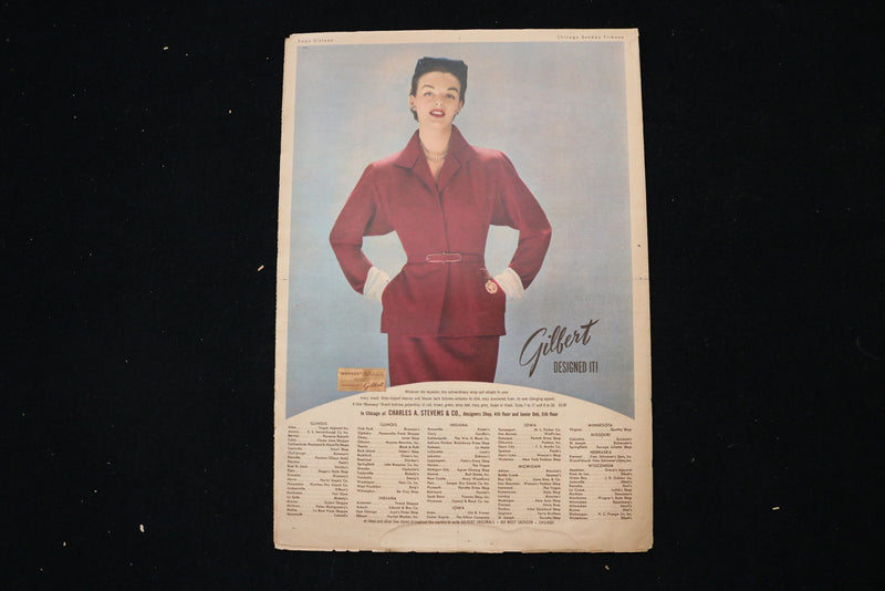 1949 AUGUST 21 CHICAGO SUNDAY TRIBUNE MAGAZINE - JANE RUSSELL COVER - E 26221