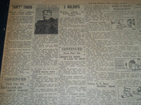1921 NOV 11 DENVER EXPRESS NEWSPAPER - TOMB OF THE UNKNOWN SOLDIER - NT 7581
