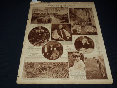 1925 NOVEMBER 29 NEW YORK TIMES PICTURE SECTION - MASTERPIECES OF ART - NT 9497