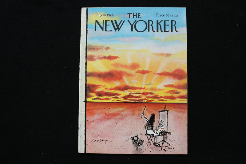 1973 JULY 16 NEW YORKER MAGAZINE - GREAT ILLUSTRATED COVER - NY 2883