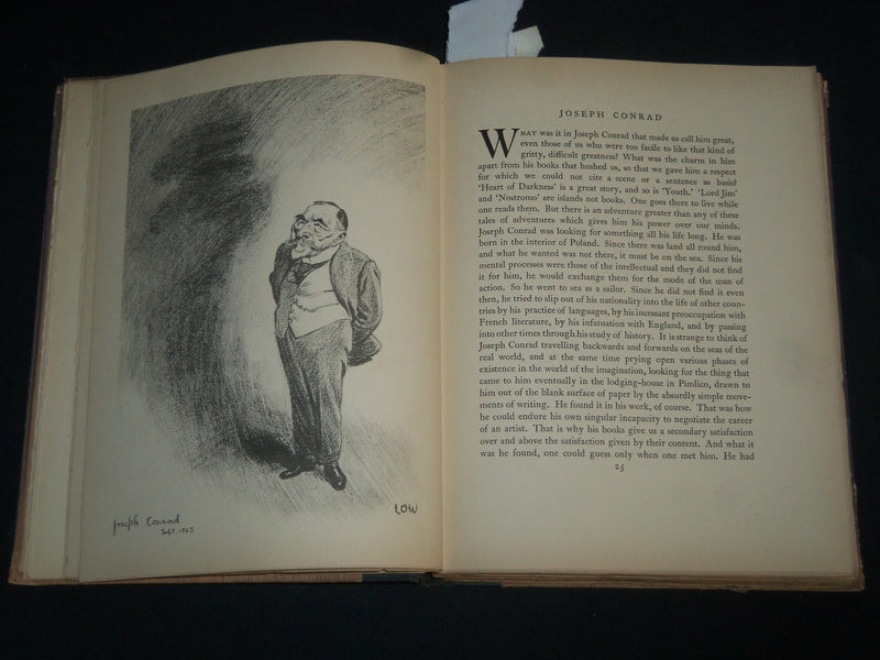 1928 LIONS AND LAMBS BOOK BY LOW & LYNX - GREAT ILLUSTRATIONS - KD 5478