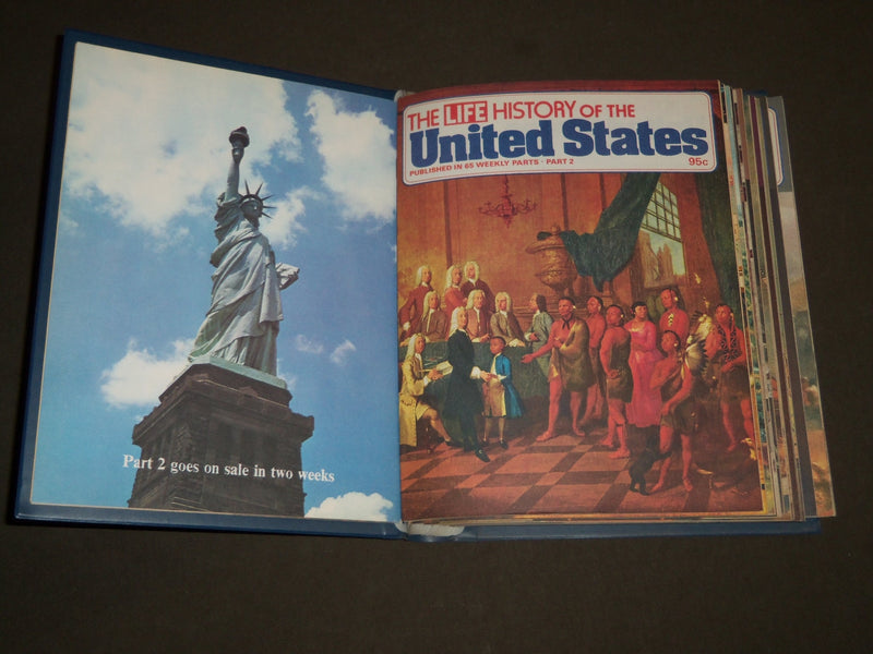 1973 THE LIFE HISTORY OF THE UNITED STATES MAGAZINE LOT OF 16 - KD 4910