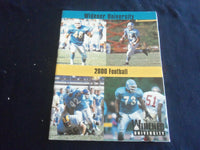 2000 NOV 4 FOOTBALL PROGRAM - WIDENER UNIV VS LEBANON VALLEY COLLEGE - SP 1217W