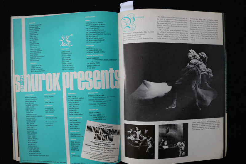 1969 THE STUTTGART BALLET PROGRAM - K 2295