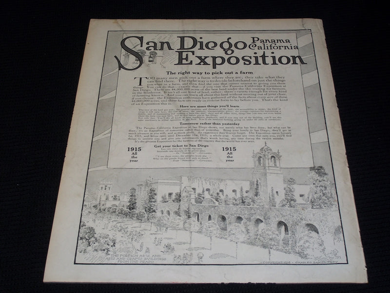 1914 OCTOBER 24 THE COUNTRY GENTLEMAN MAGAZINE ILLUSTRATED COVER ART - E 2863