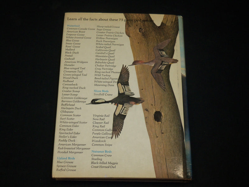 1973 GAME BIRDS OF NORTH AMERICA HARDCOVER BOOK BY LEONARD LEE RUE - I 1978
