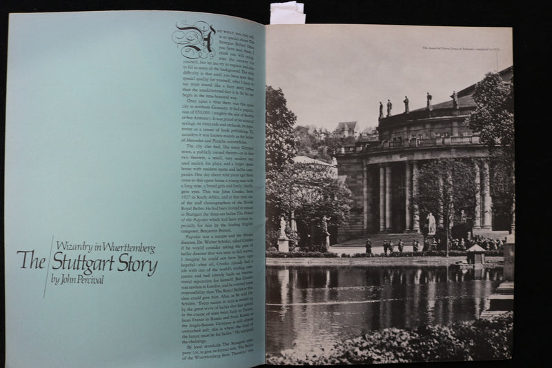 1969 THE STUTTGART BALLET PROGRAM - K 2295