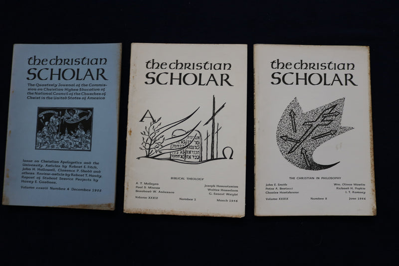 1953-1959 THE CHRISTIAN SCHOLAR QUARTERLY JOURNAL - LOT OF 19 - O 3613