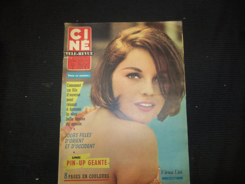 1964 MARCH 26 CINE REVUE FRENCH MAGAZINE - VIRNA LISI COVER - E 24804