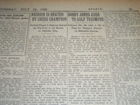 1920 JULY 14 NEW YORK TIMES - BOBBY JONES ADDS TO GULF TRIUMPHS - NT 6774