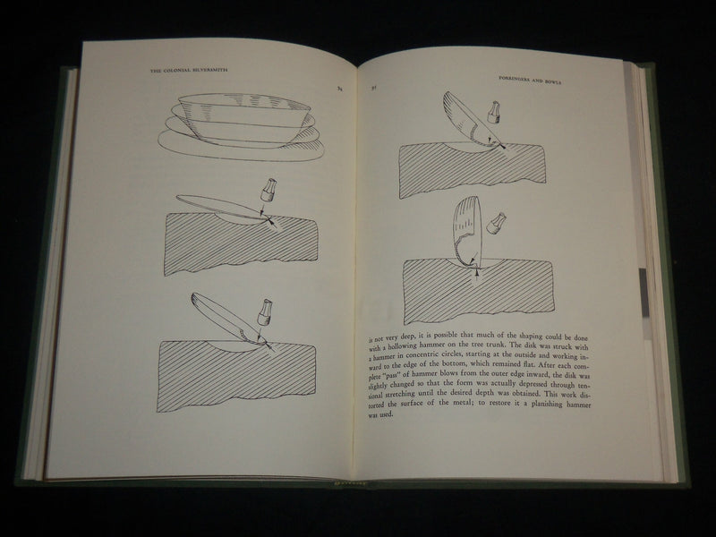 1971 THE COLONIAL SILVERSMITH HARDCOVER BOOK BY HENRY KAUFFMAN - KD 6777