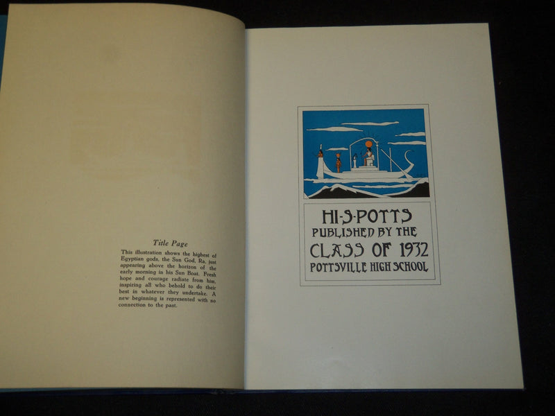 1937 HI-S-POTTS POTTSVILLE HIGH SCHOOL YEARBOOK - POTTSVILLE, PA - YB 1884