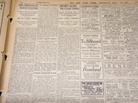 1921 MAY 26 NEW YORK TIMES - ONE AMERICAN LEFT IN HOYLAKE TOURNEY - NT 7857