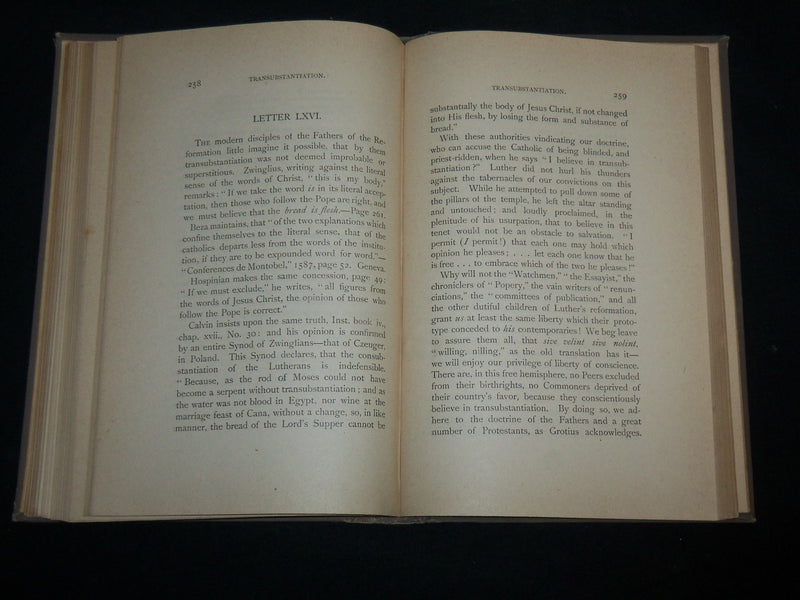 1894 THE ALETHEIA HARDCOVER BOOK OF REV. PISE - BY REV. JAMES DOUGHERTY- KD 6652