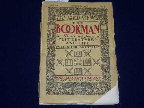 1900 SEPTEMBER THE BOOKMAN MAGAZINE - MAXFIELD PARRISH - ST 5499