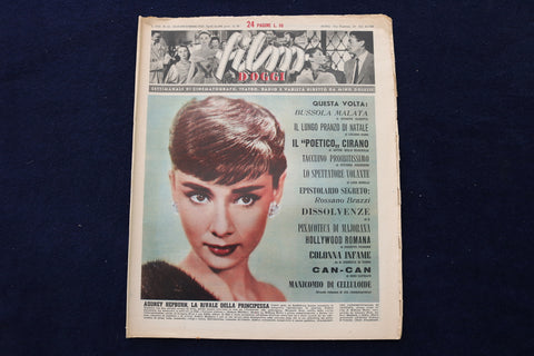 1953 DEC 23-30 FILM DOGGI MAGAZINE - AUDREY HEPBURN COVER - ITALIAN - E 23852
