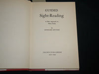 1950 GUIDED SIGHT READING HARDCOVER BOOK BY LEONARD DEUTSCH - KD 6648