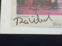 BRUCE VILANCH AUTOGRAPHED NEWSPAPER PHOTOGRAPH