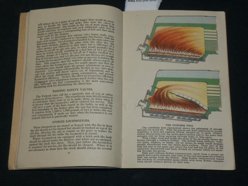 1919 THE ECONOMIC USE OF RAILROAD FUEL SOFTCOVER BOOK - J 5955