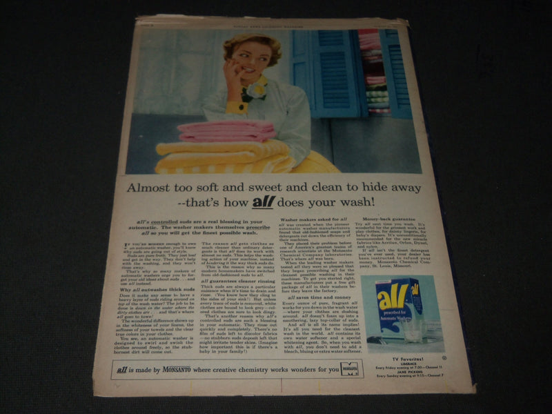 1954 AUG 22 SUNDAY NEWS COLOROTO MAGAZINE SECTION - LOUIS JOURDAN COVER - J 2866