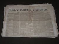 1868-1869 ESSEX COUNTY MERCURY NEWSPAPER LOT OF 25 -SALEM MASSACHUSETTS- NP 2877