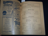 1939 MARCH PALMER DISTRICT TELEPHONE DIRECTORY - MASSACHUSETTS - J 8807