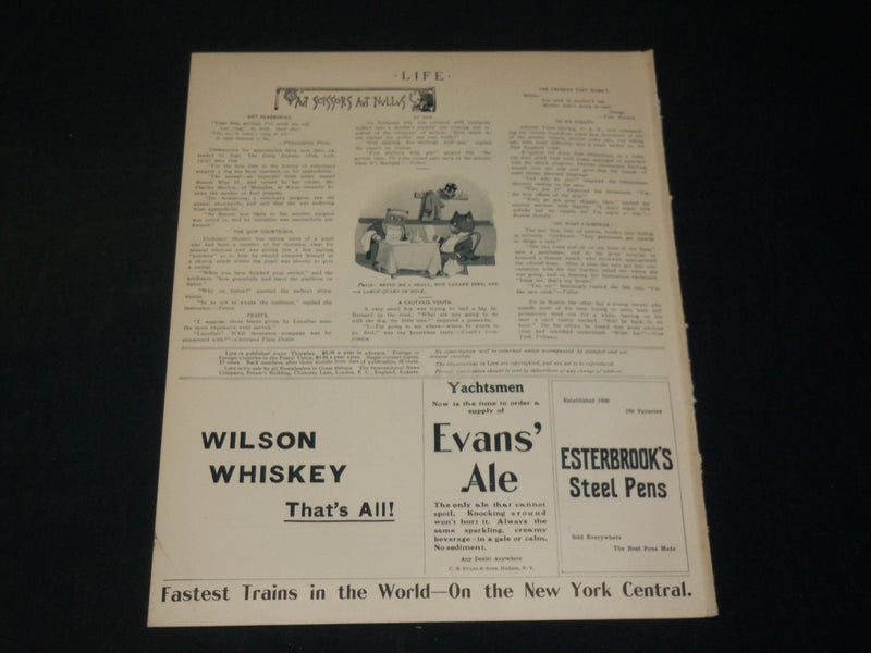 1905 JUNE 1 LIFE MAGAZINE - THE HONEYMOON COVER - NICE ILLUSTRATIONS - B 4589D