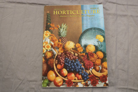 1958 NOVEMBER HORTICULTURE MAGAZINE - BEAUTIFUL SCENERY COVER - SP 3137H