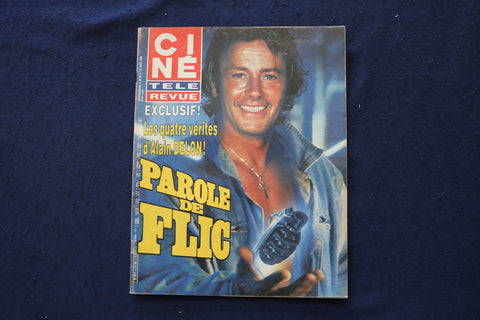 1985 AUGUST 1 CINE TELE REVUE MAGAZINE - ALAIN DELON-ROCK HUDSON COVER - E 23537