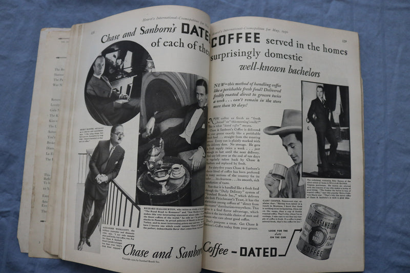 1930 MAY COSMOPOLITAN MAGAZINE - HARRISON FISHER COVER - GREAT ADS - ST 1001Q