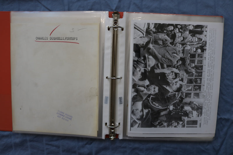 CHARLES DE GAULLE ORIGINAL NEWS PHOTOS BOOK #1 - 87 PHOTOS - #47