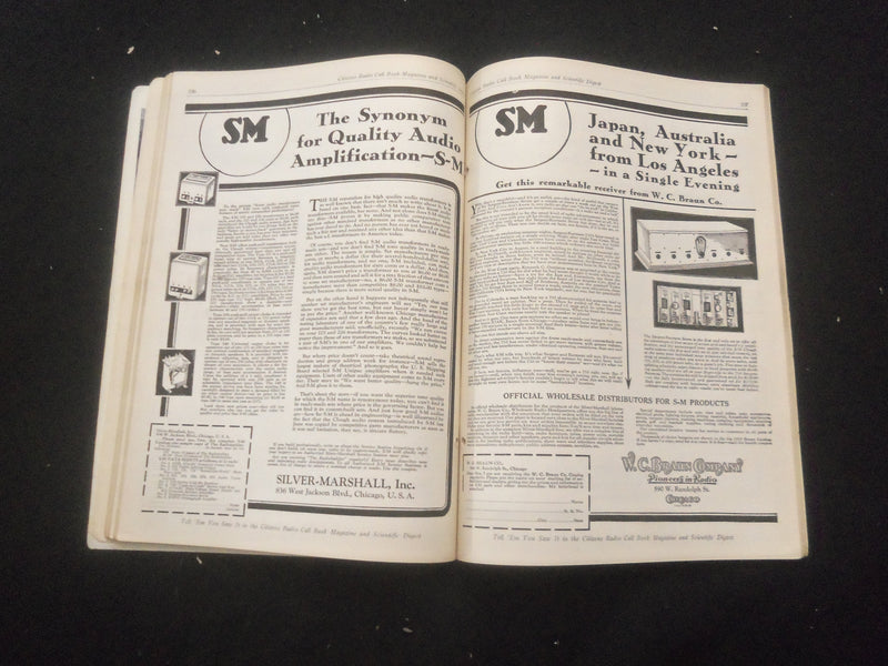 1929 JANUARY CITIZENS RADIO CALL BOOK MAGAZINE AND SCIENTIFIC DIGEST - B 432K