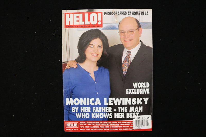 1999 FEBRUARY 27 HELLO! MAGAZINE - MONICA LEWINSKY COVER - E 25772