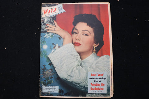 1955 SEPTEMBER 18 SUNDAY MIRROR MAGAZINE - BARBARA RUSH COVER - E 26299