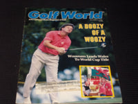 1987 DECEMBER 4 GOLF WORLD MAGAZINE - IAN WOOSNAM FRONT COVER - E 5496