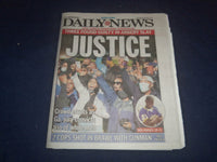 2021 NOVEMBER 25 NEW YORK DAILY NEWS NEWSPAPER - AHMAUD ARBERY, 3 FOUND GUILTY
