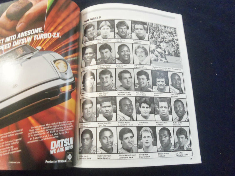 198 DEC 25 SUN BOWL PROGRAM - NO. CAROLINA STATE UNIV VS UNIV TEXAS - ST 5005S