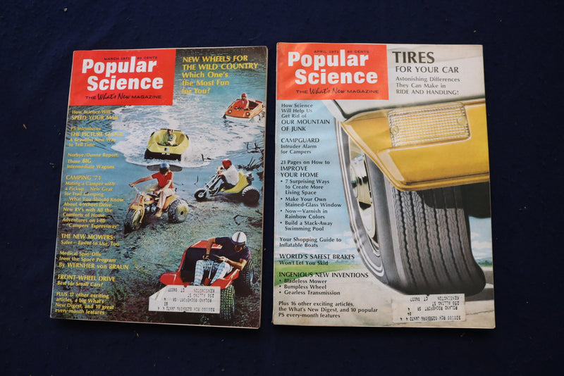 1971 POPULAR SCIENCE MAGAZINE - LOT OF 11 - O 3652