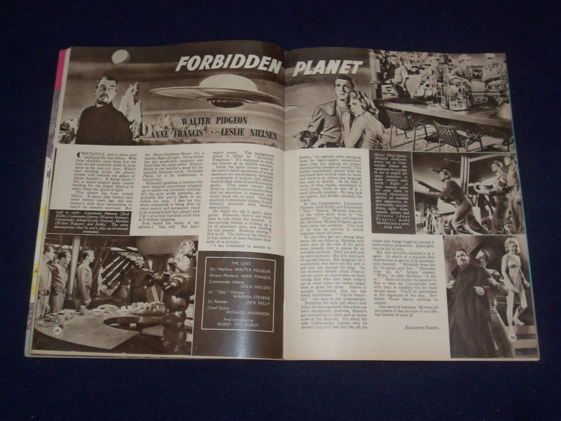 1956 JULY FILM REVIEW MAGAZINE - CYD CHARISSE - ROCK HUDSON - J 9683