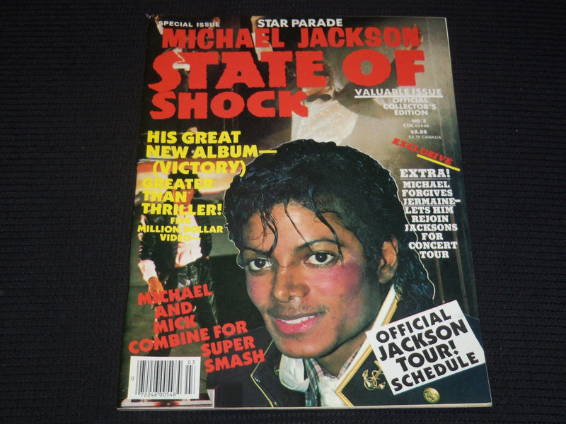 1983 #3 STAR PARADE SPECIAL MAGAZINE - MICHAEL JACKSON STATE OF SHOCK - E 14899