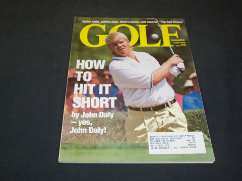 1992 AUGUST GOLF MAGAZINE - JOHN DALY - SP 7261