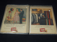 ASSORTED MAGAZINE CELEBRITY ADVERTISEMENTS LOT - 34 PIECES - O 3824
