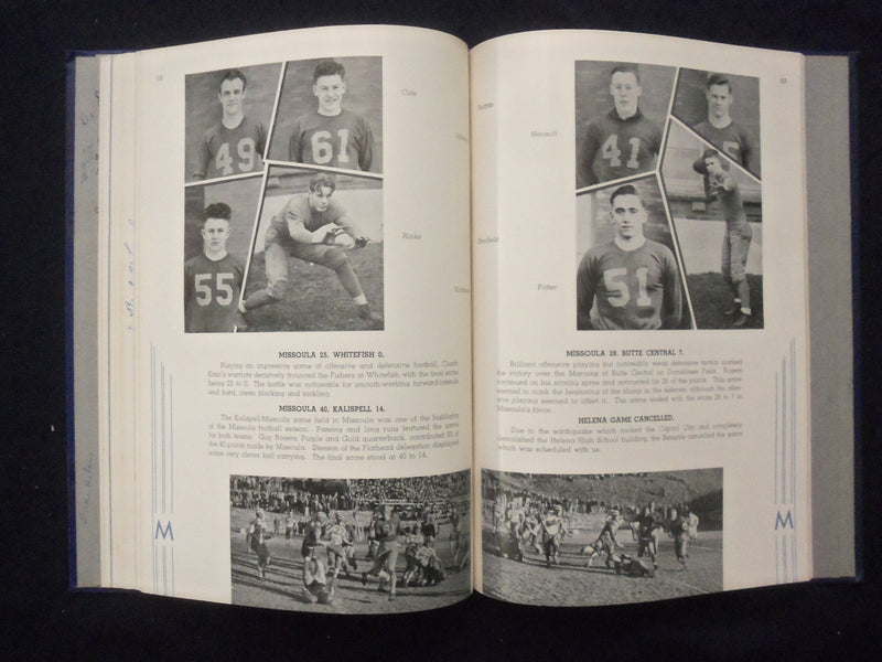 1936 THE BITTER ROOT MISSOULA COUNTY HIGH SCHOOL YEARBOOK-MISSOULA, MO - YB 3324