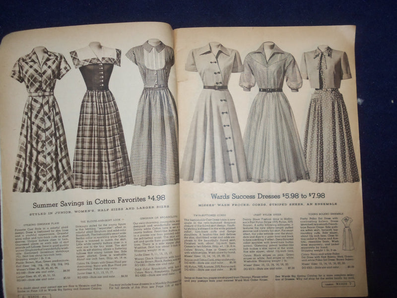 1952 MONTGOMERY WARD MIDSPRING SALE BOOK CATALOG-SOFTCOVER - CHICAGO, IL- J 9317