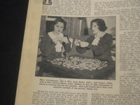 1935 MAY 18 RADIO GUIDE MAGAZINE - GETRUDE NIESEN ILLUSTRATED COVER - SP 9517B