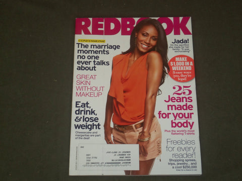 2011 AUGUST REDBOOK MAGAZINE - JADA PINKETT SMITH COVER - B 1561